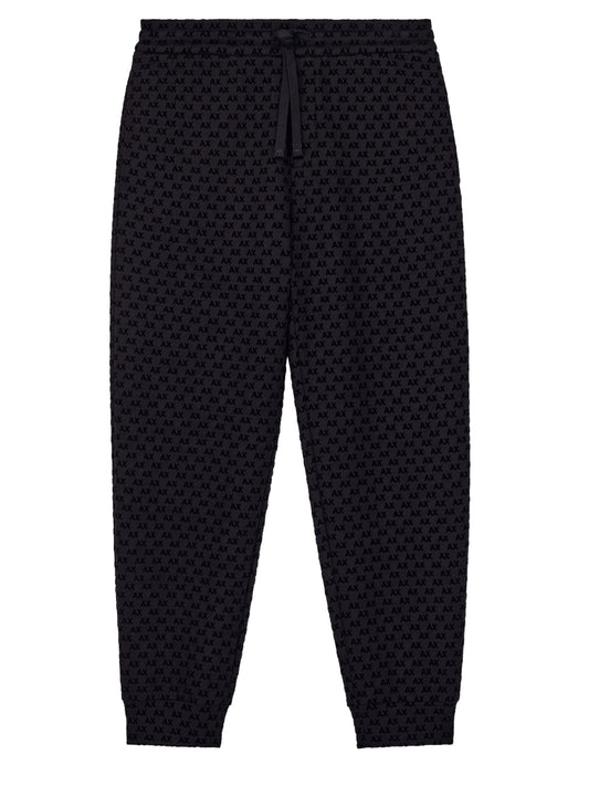 Armani Exchange Pantalone Tuta Uomo Nero