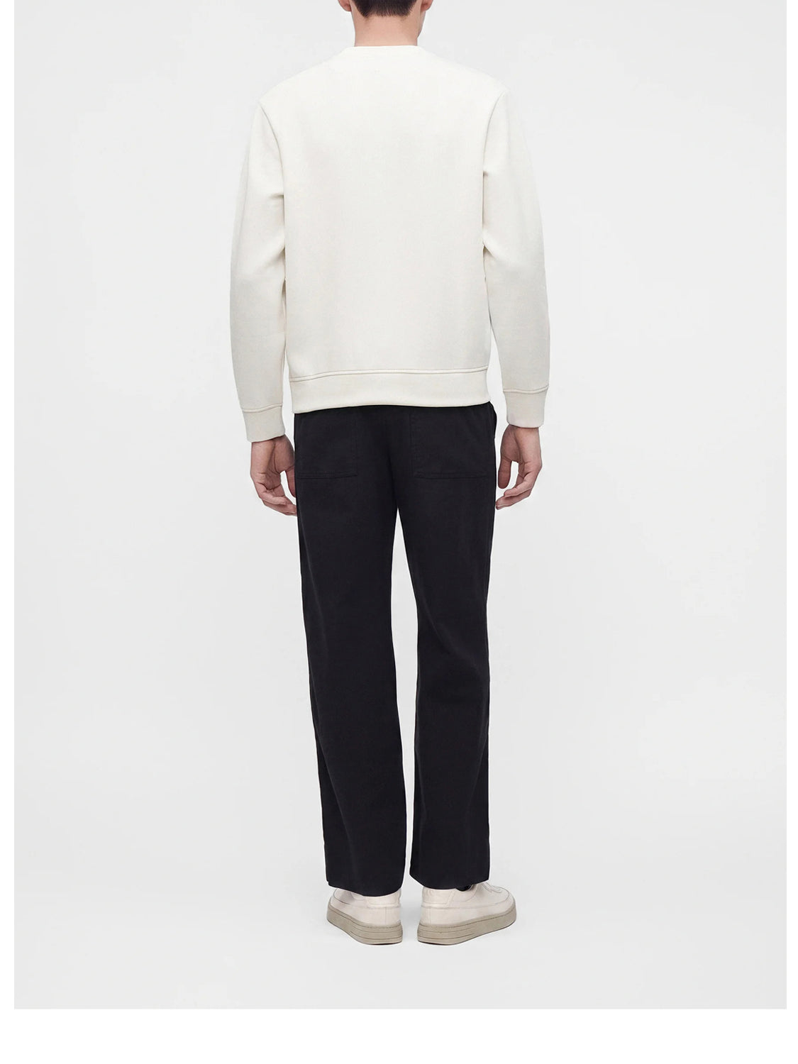 Armani Exchange Felpa Girocollo Uomo Bianco ottico