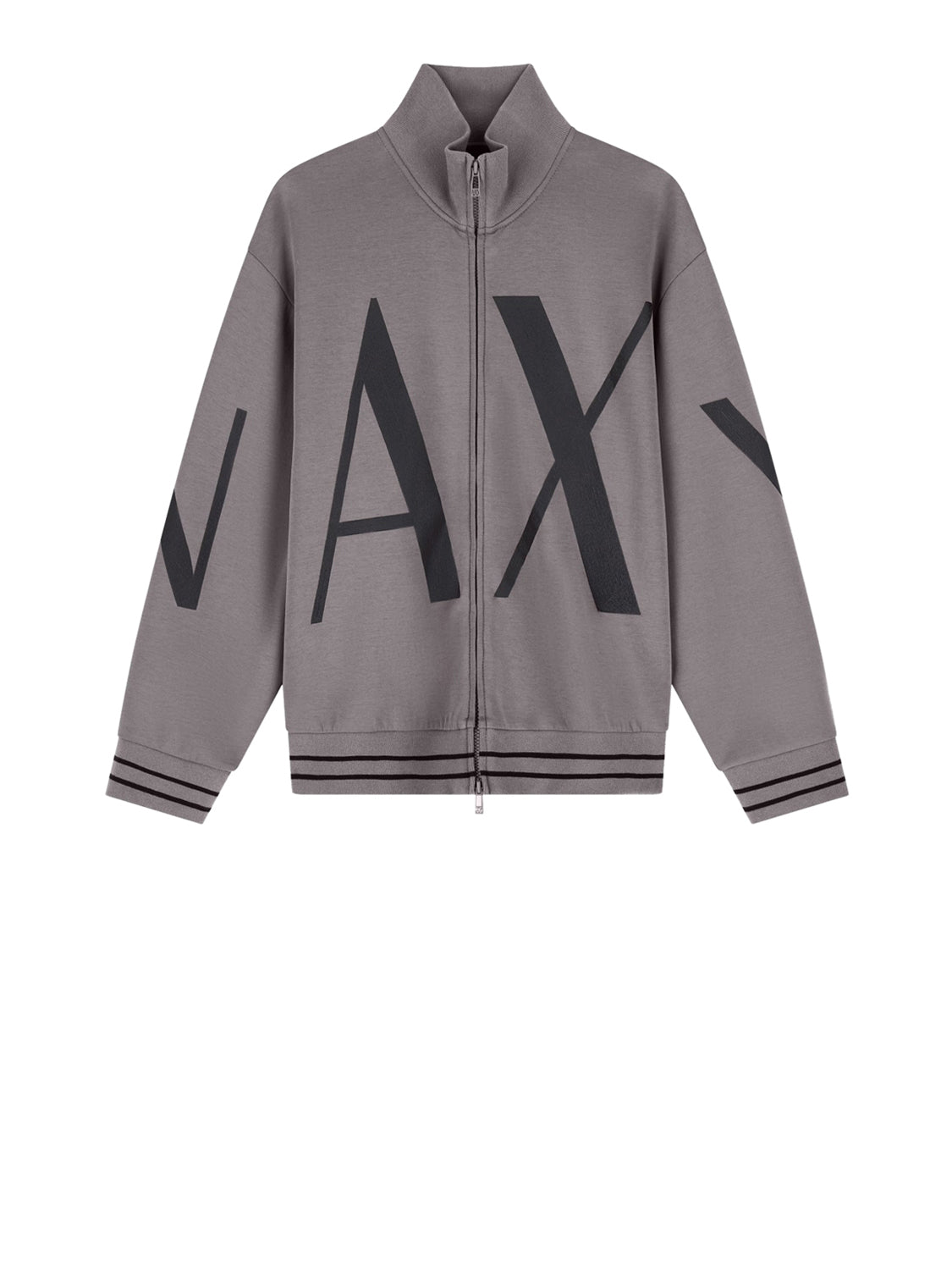 Armani Exchange Felpa con Zip Uomo Marrone chiaro