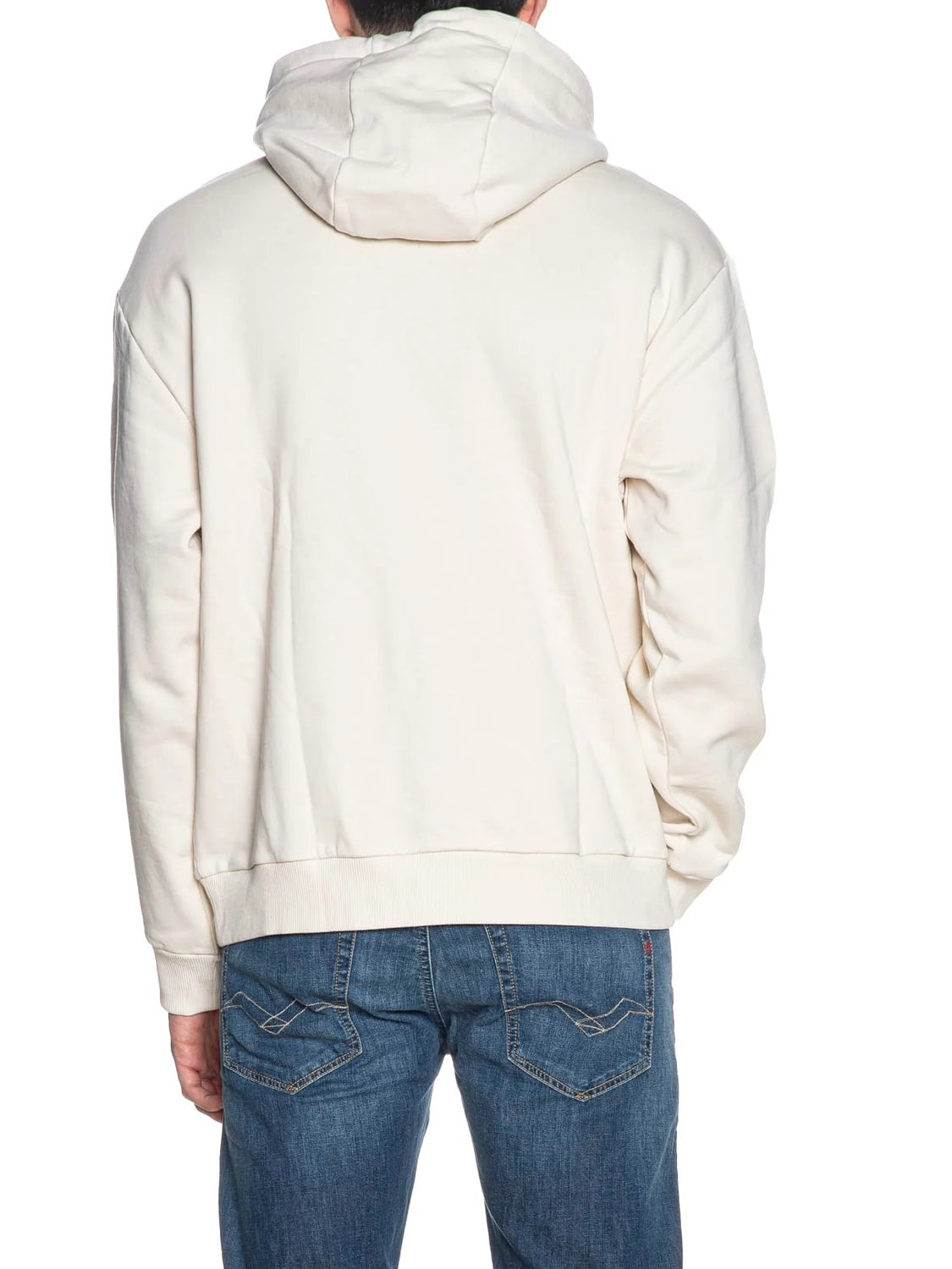 Armani Exchange Felpa Cappuccio Uomo Bianco ottico