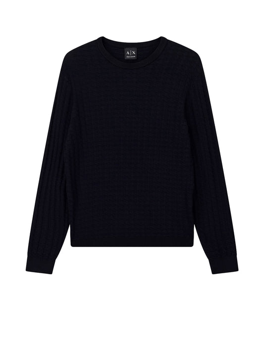 Armani Exchange Maglione Uomo Navy scuro