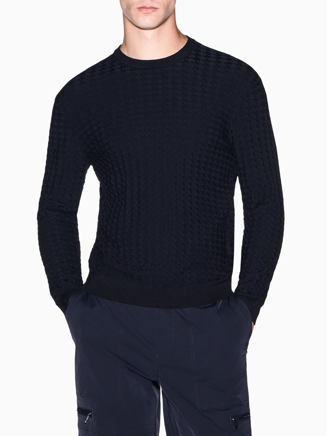 Armani Exchange Maglione Uomo Navy scuro