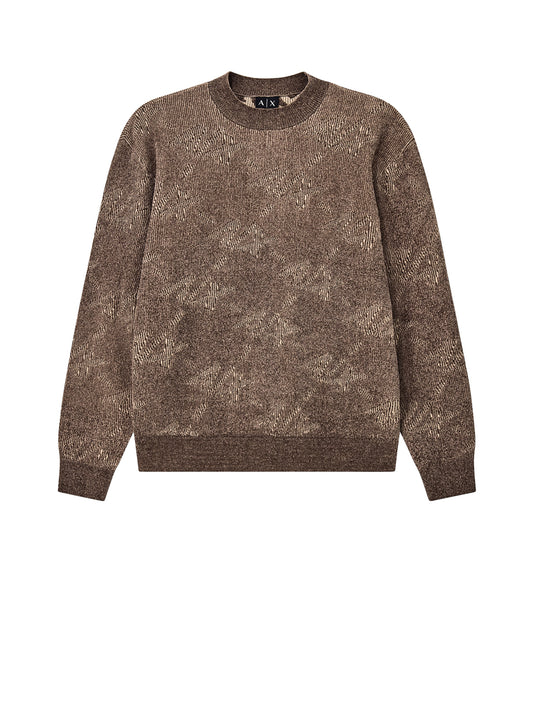 Armani Exchange Maglione Uomo Marrone