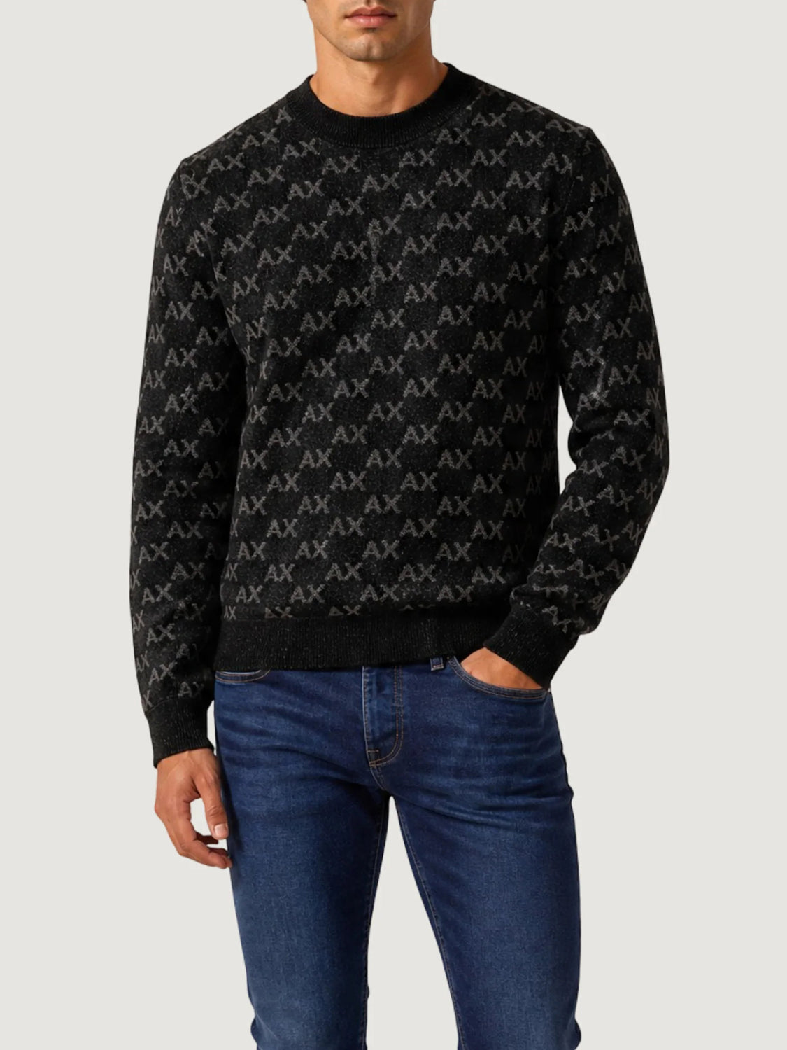 Armani Exchange Maglione Uomo Nero