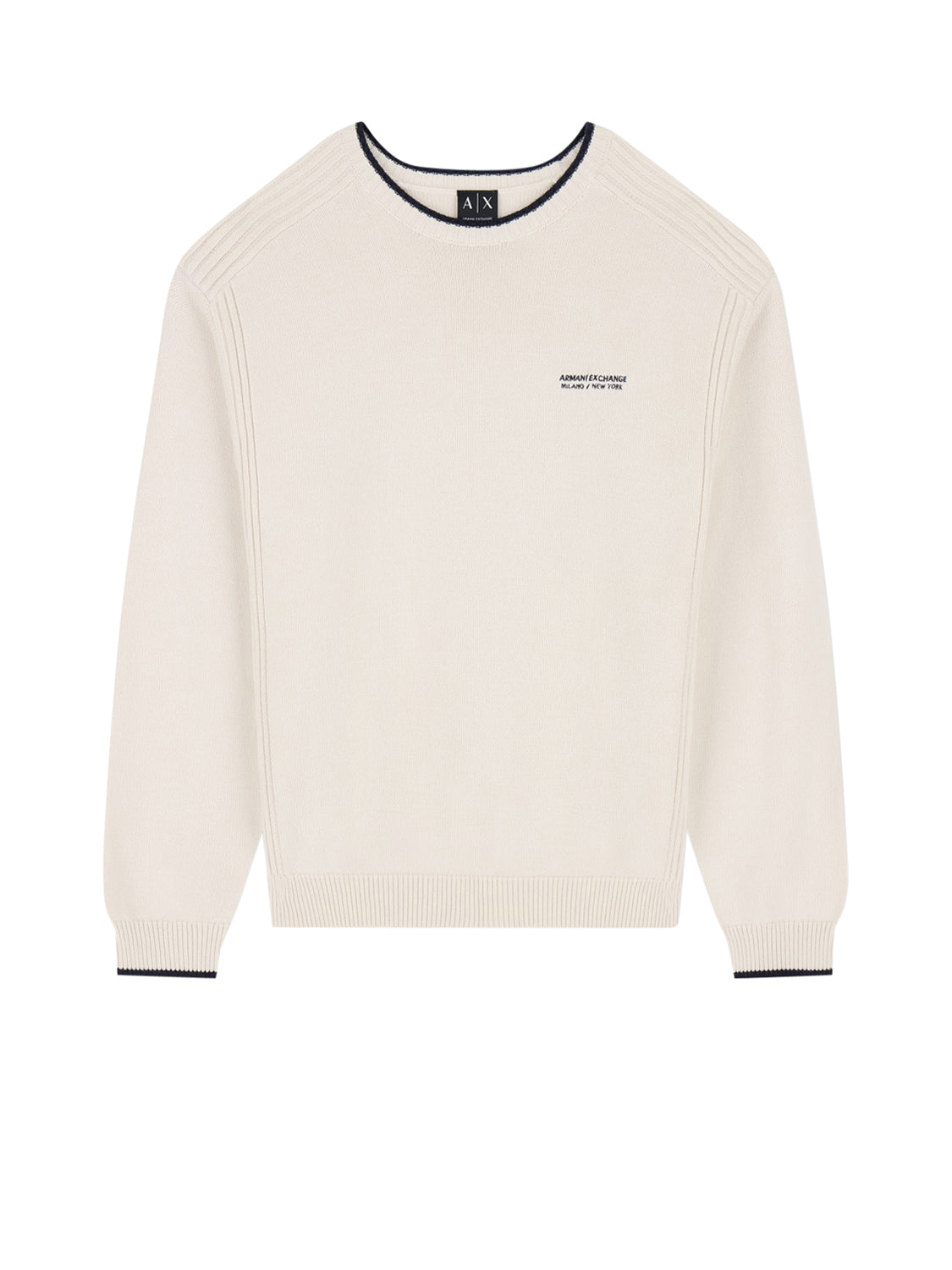 Armani Exchange Maglione Uomo Bianco ottico