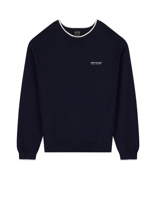 Armani Exchange Maglione Uomo Navy scuro