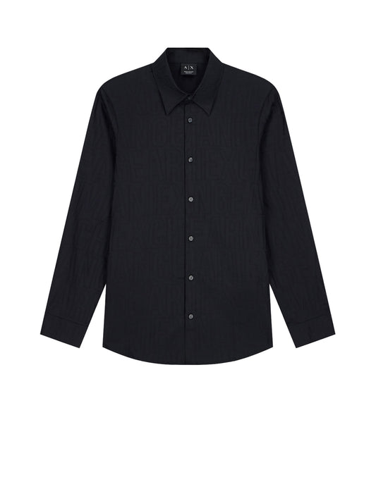 Armani Exchange Camicia Uomo Nero