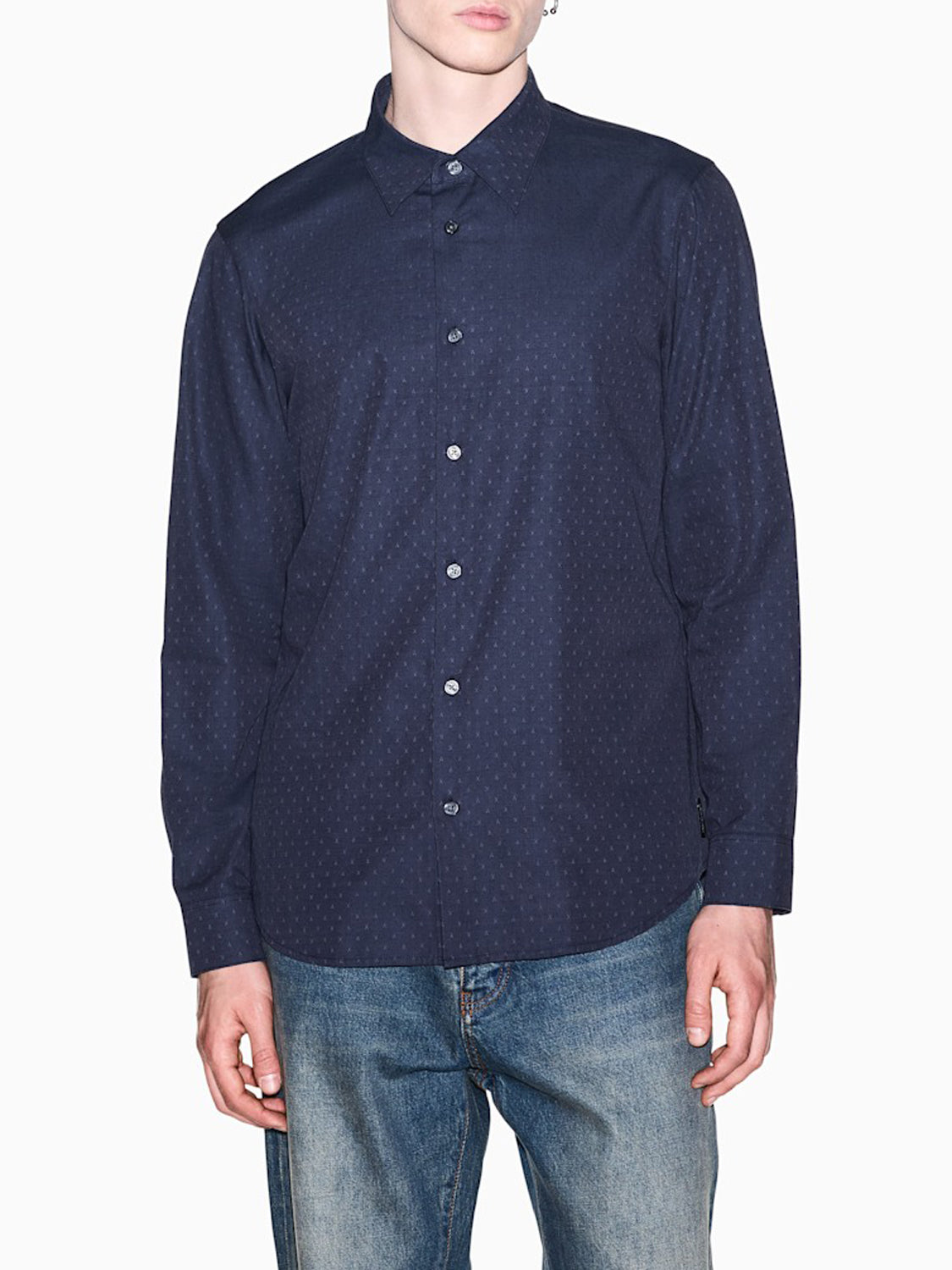Armani Exchange Camicia Uomo Nero