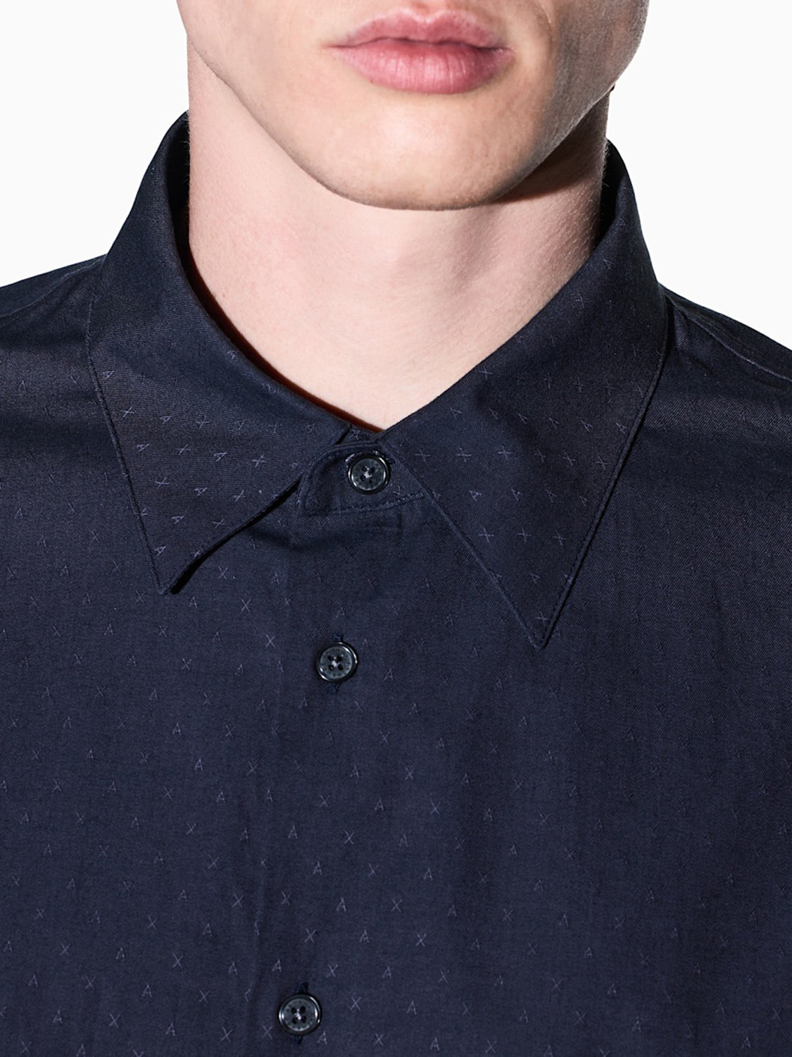 Armani Exchange Camicia Uomo Nero