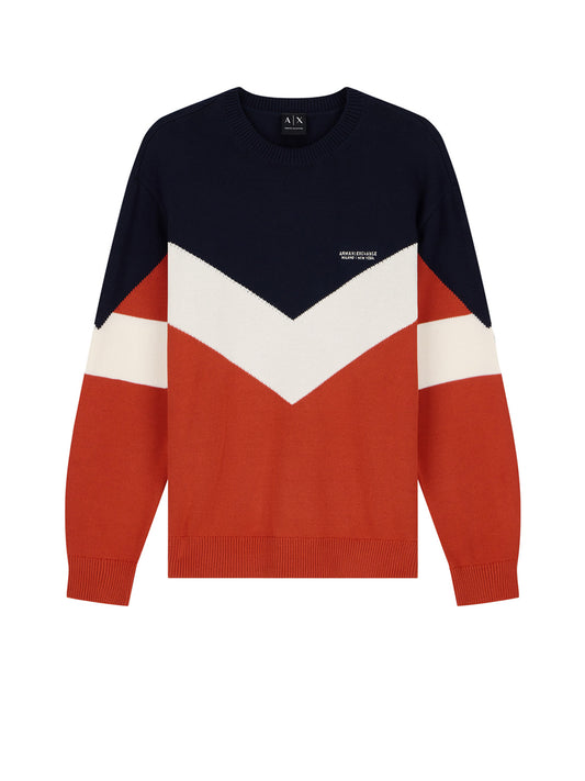 Armani Exchange Maglione Uomo Navy Scuro