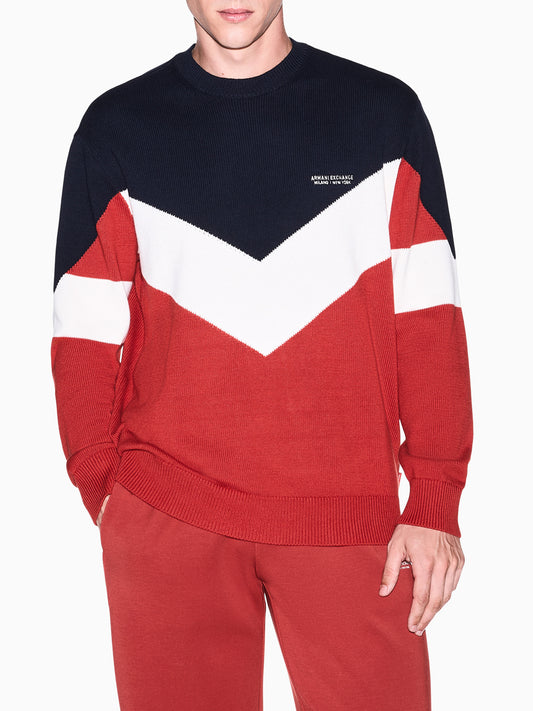Armani Exchange Maglione Uomo Navy Scuro