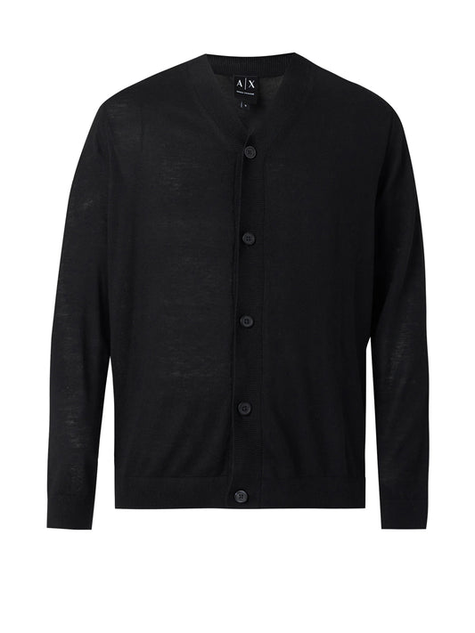 Armani Exchange Cardigan Uomo Nero