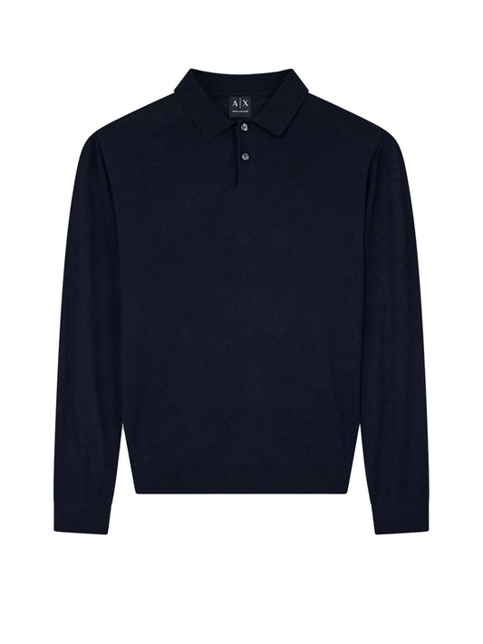 Armani Exchange Polo Uomo Navy scuro