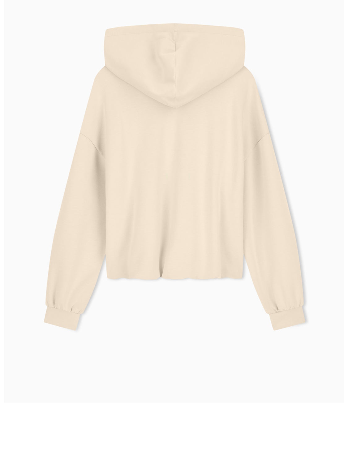 Armani Exchange Felpa Cappuccio Donna Beige