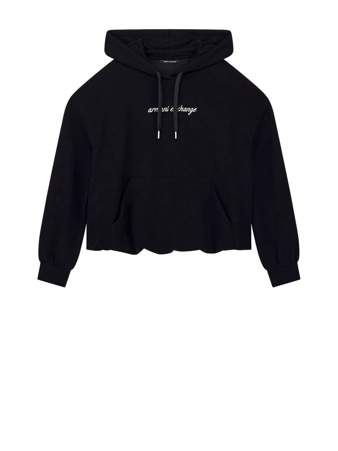 Armani Exchange Felpa Cappuccio Donna Nero