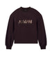 armani exchange felpa girocollo donna marrone 9330788