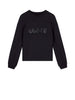 armani exchange felpa girocollo donna nero 6473086
