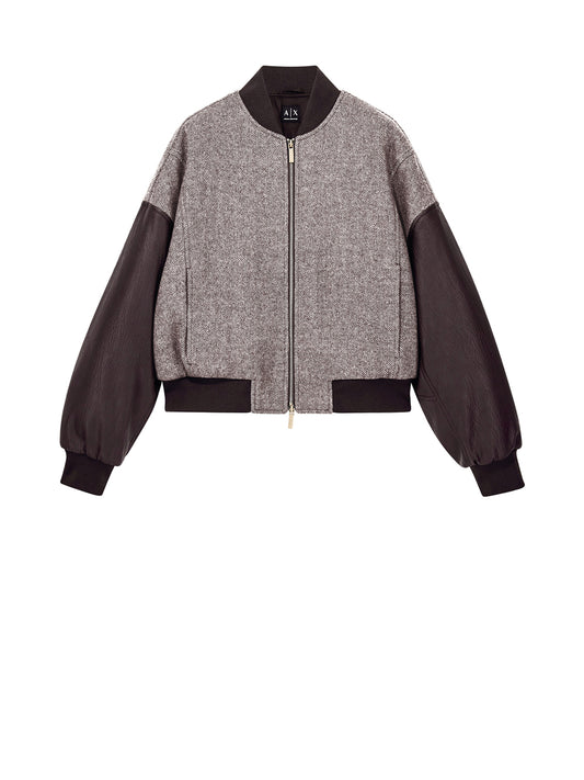 Armani Exchange Bomber Donna Beige scuro