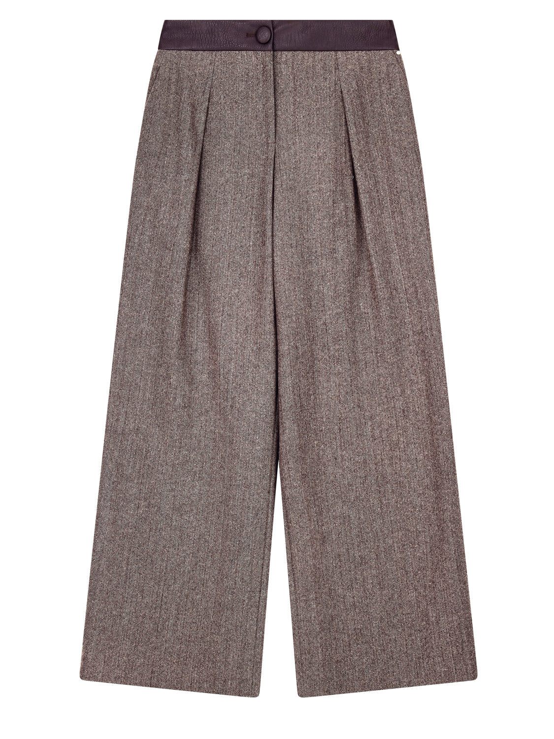 Armani Exchange Pantalone a Zampa Donna Beige scuro