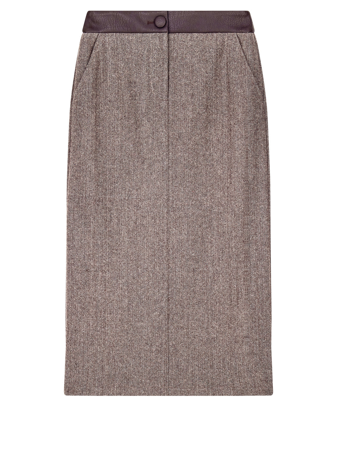 Armani Exchange Gonna Midi Donna Beige scuro