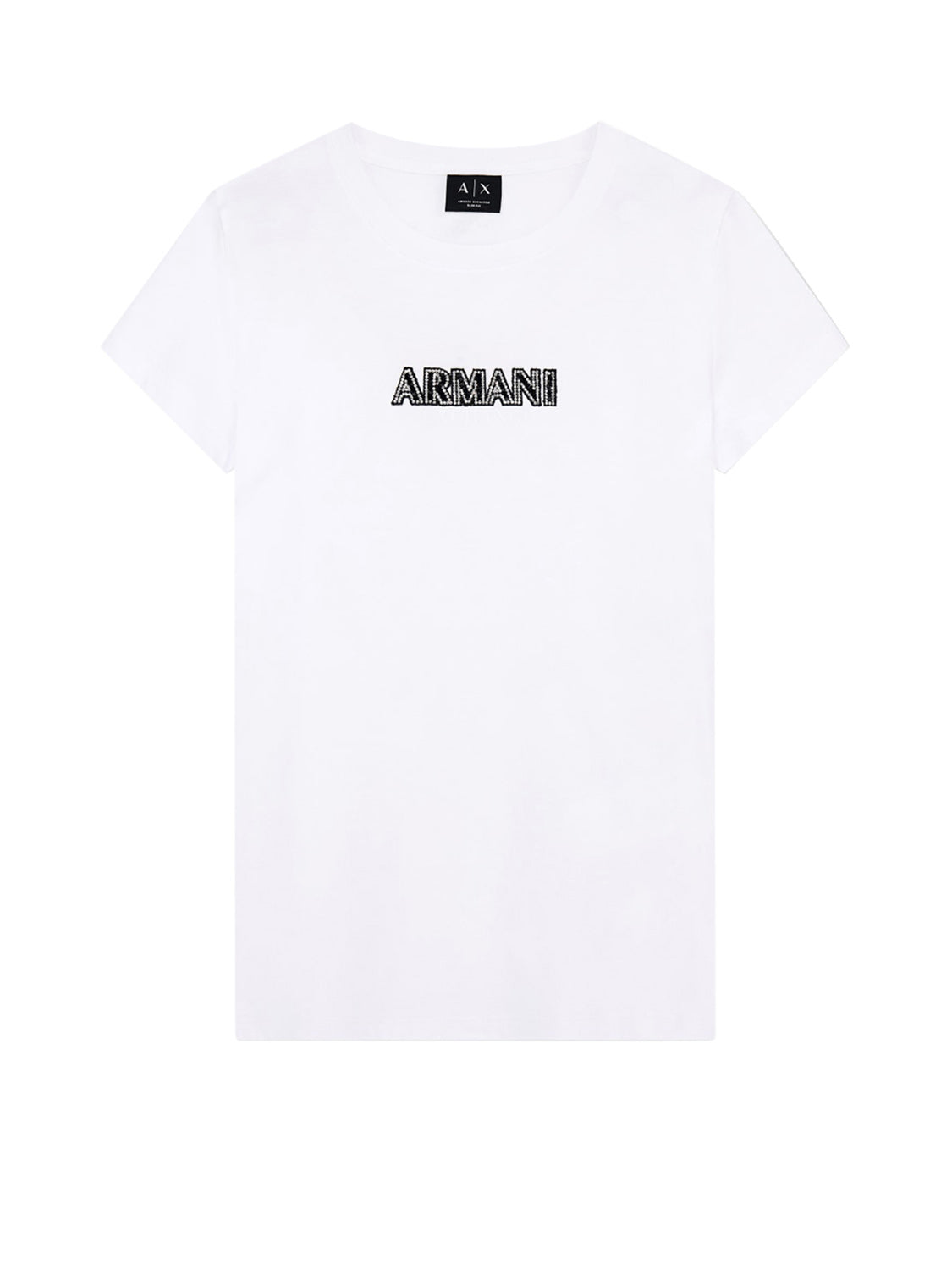 Armani Exchange T-shirt Donna Bianco ottico