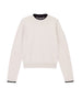armani exchange pullover donna beige 8925157