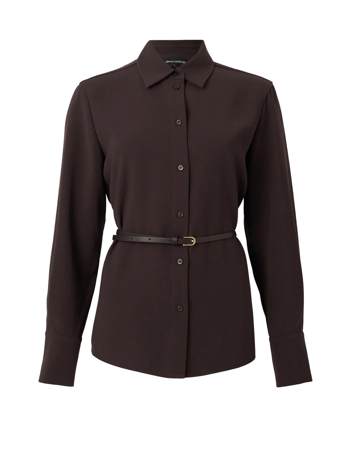 Armani Exchange Camicia Donna Marrone