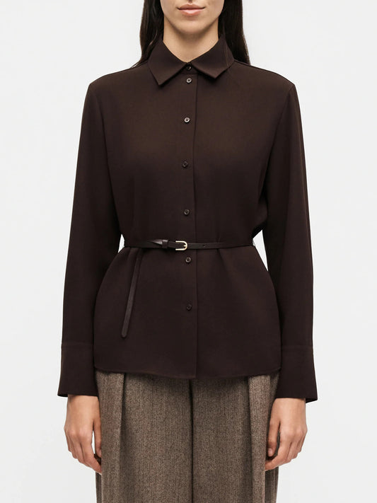 Armani Exchange Camicia Donna Marrone