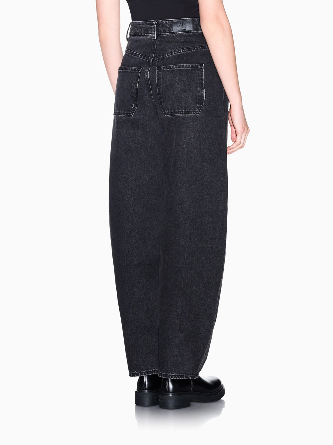 Armani Exchange Jeans Largo Donna Nero