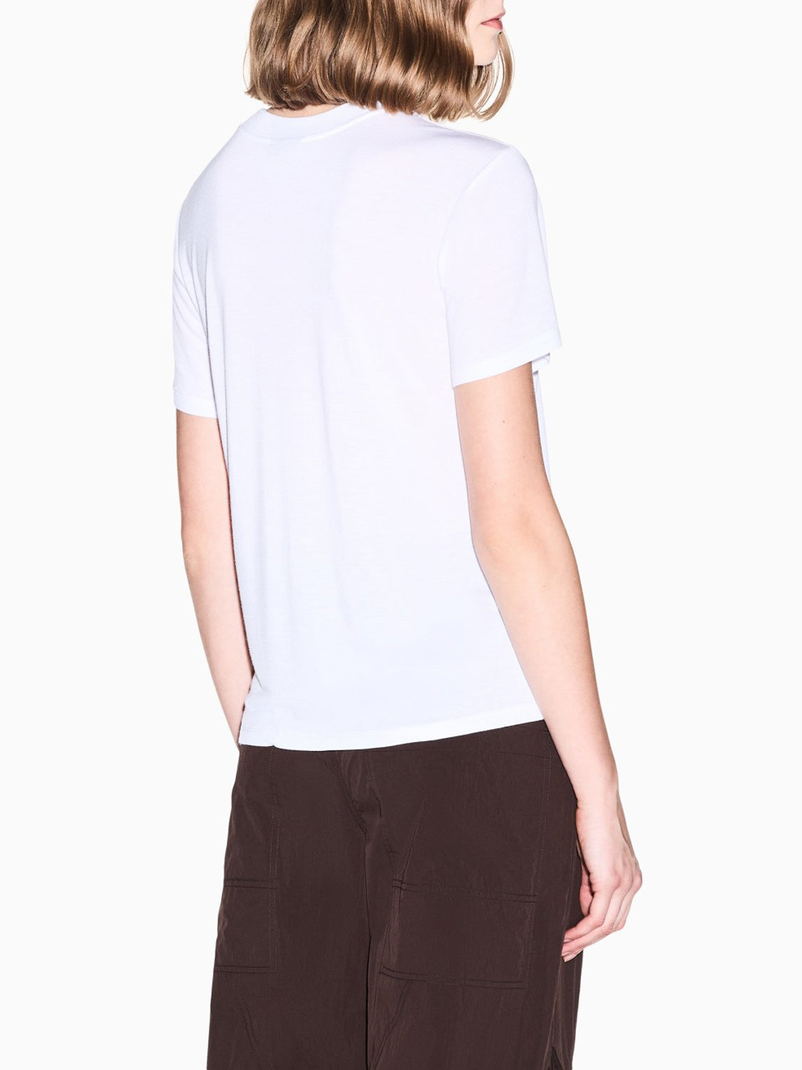 Armani Exchange T-shirt Donna Bianco ottico