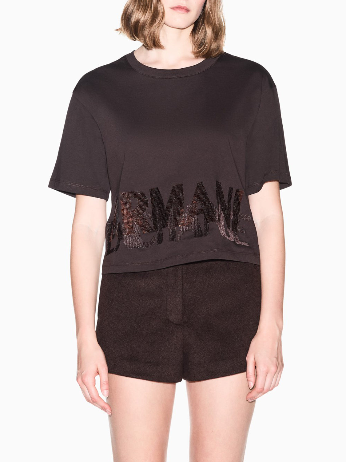 Armani Exchange T-shirt Donna Marrone