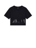 armani exchange t shirt donna nero 4519121