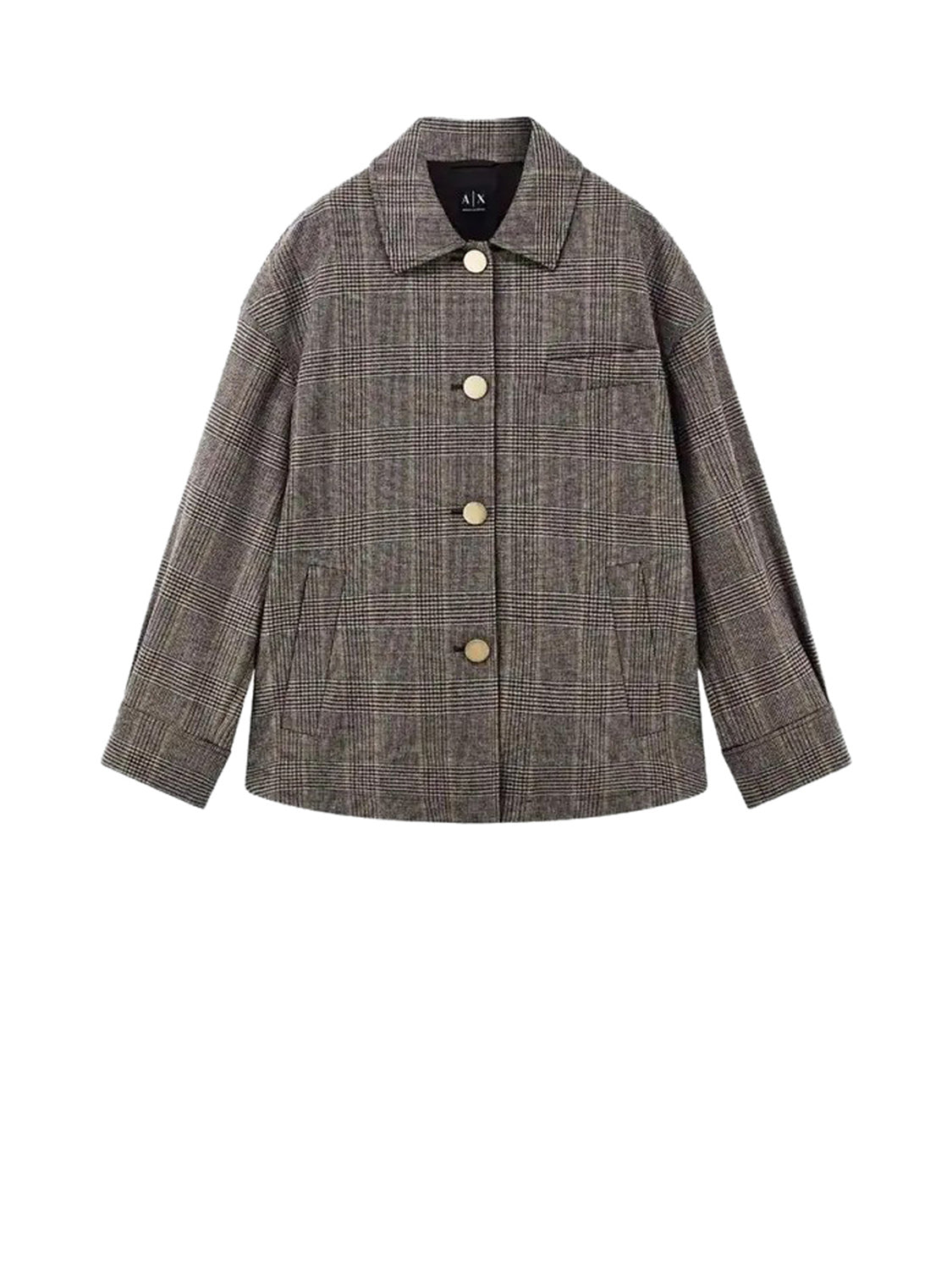 Armani Exchange Giubbotto Leggero Donna Grigio