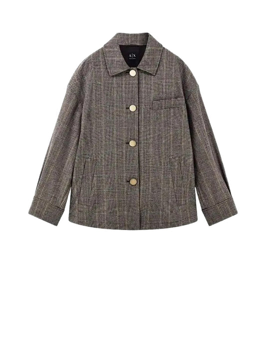 Armani Exchange Giubbotto Leggero Donna Grigio