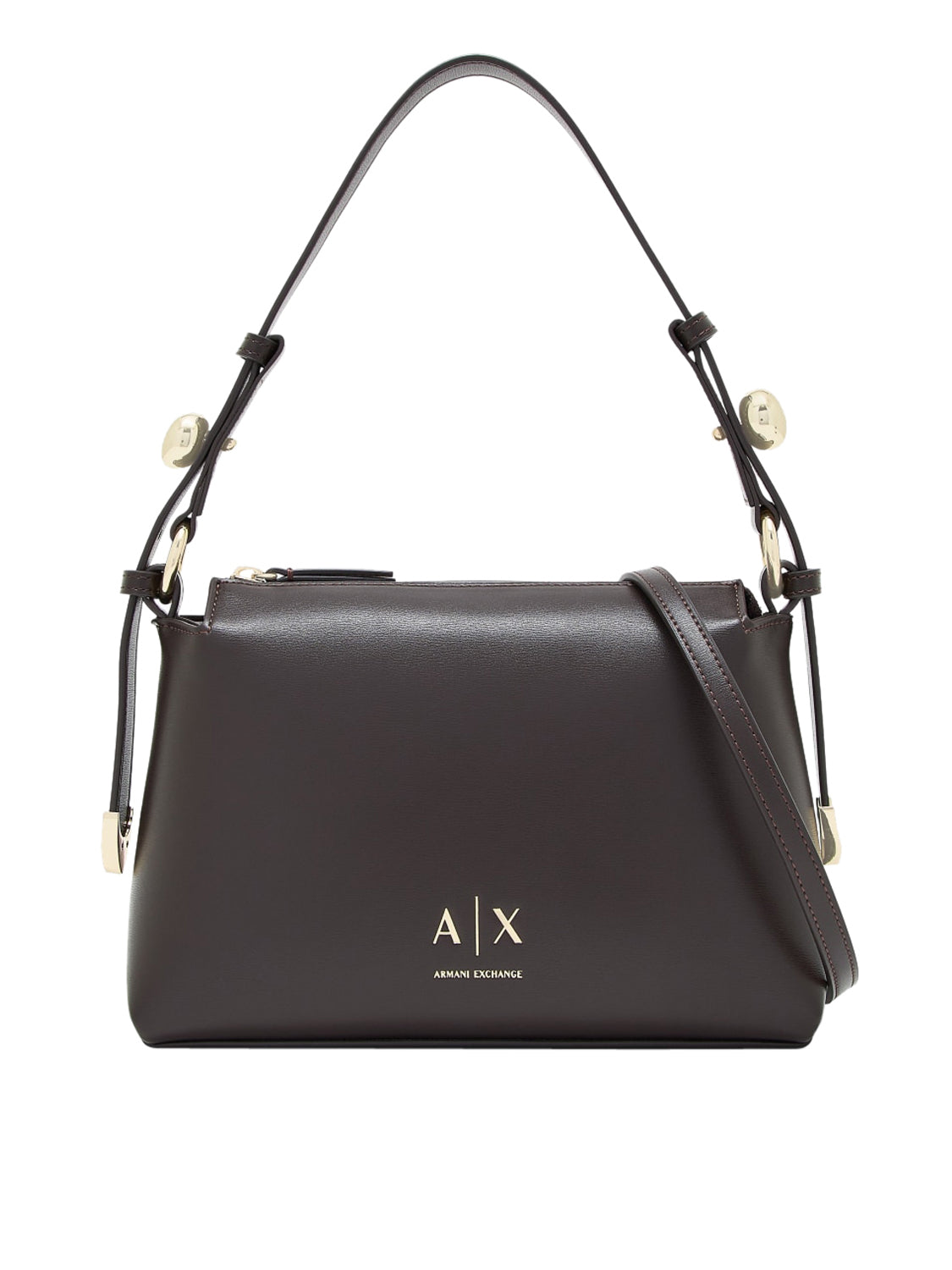 Armani Exchange Borsa a Spalla Donna Marrone