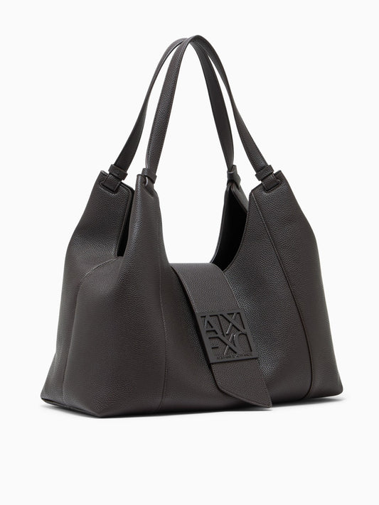 Armani Exchange Borsa a Spalla Donna Marrone