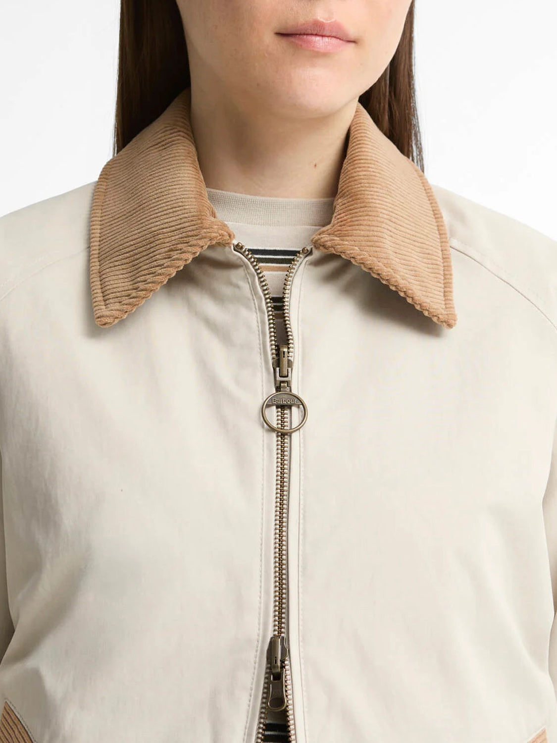 Barbour Giacca Leggera Donna Dawn Reversible Beige