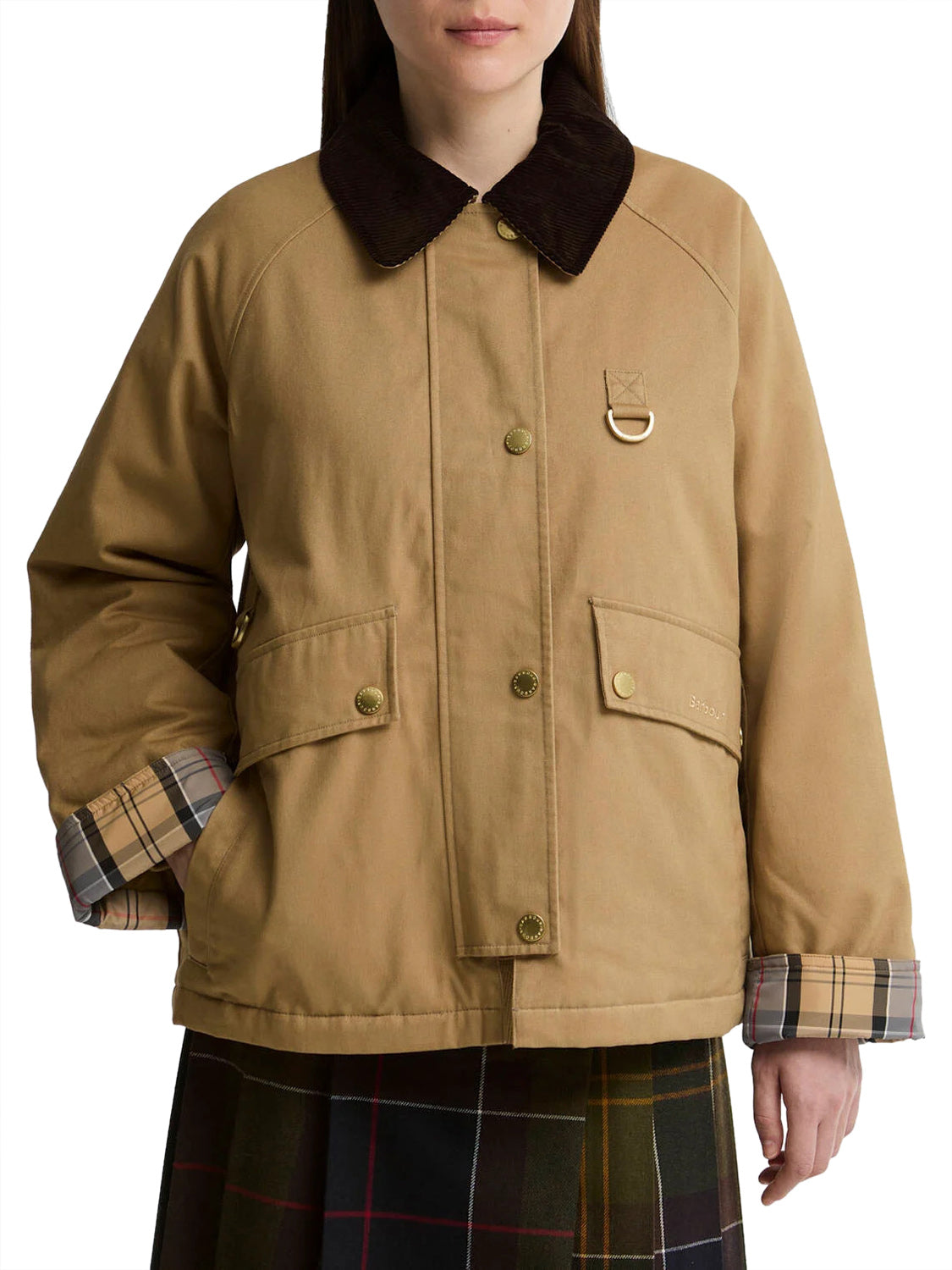 Barbour Giacca Leggera Donna Daphne Beige