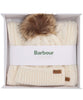 barbour sciarpa donna penshaw crema 9480720