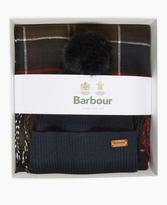 Barbour Sciarpa Donna Dover Capp + Sciarpa Classic Tartan