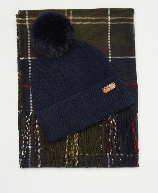 Barbour Sciarpa Donna Dover Capp + Sciarpa Classic Tartan