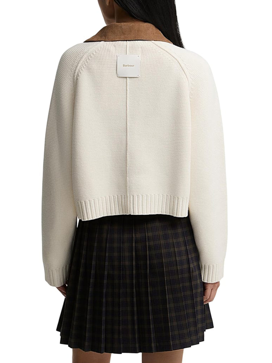 Barbour Cardigan Donna Alverstone Crema