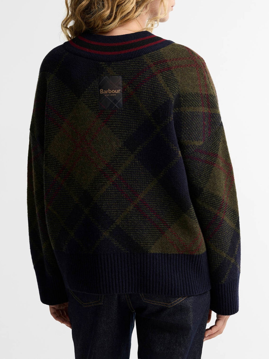 Barbour Maglione Donna Shae Classic Tartan