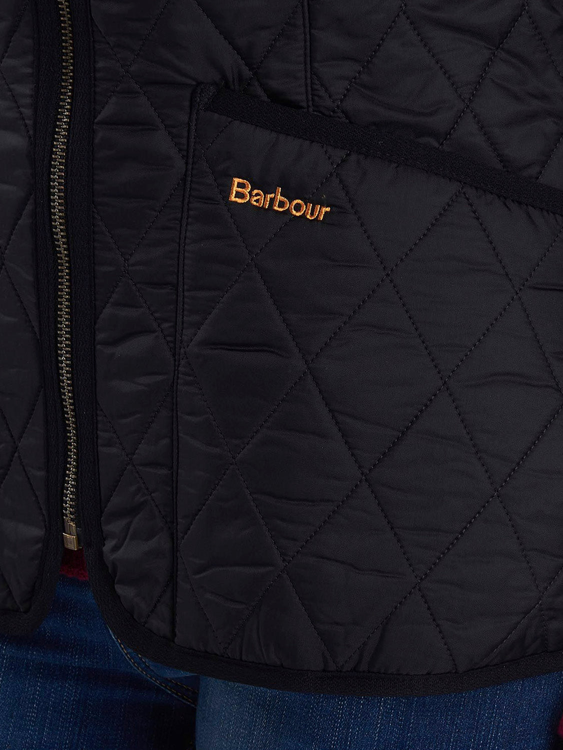 Barbour Gilet Imbottito Donna Fleece Betty Nero