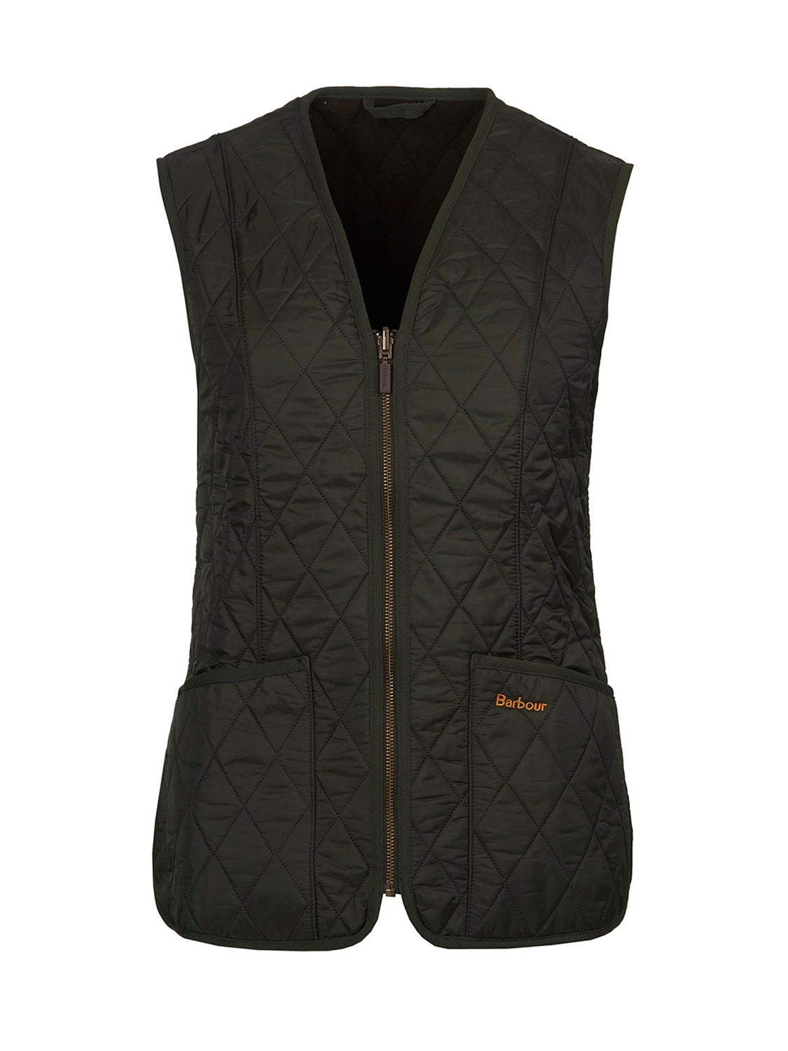 Barbour Gilet Imbottito Donna Fleece Betty Olive