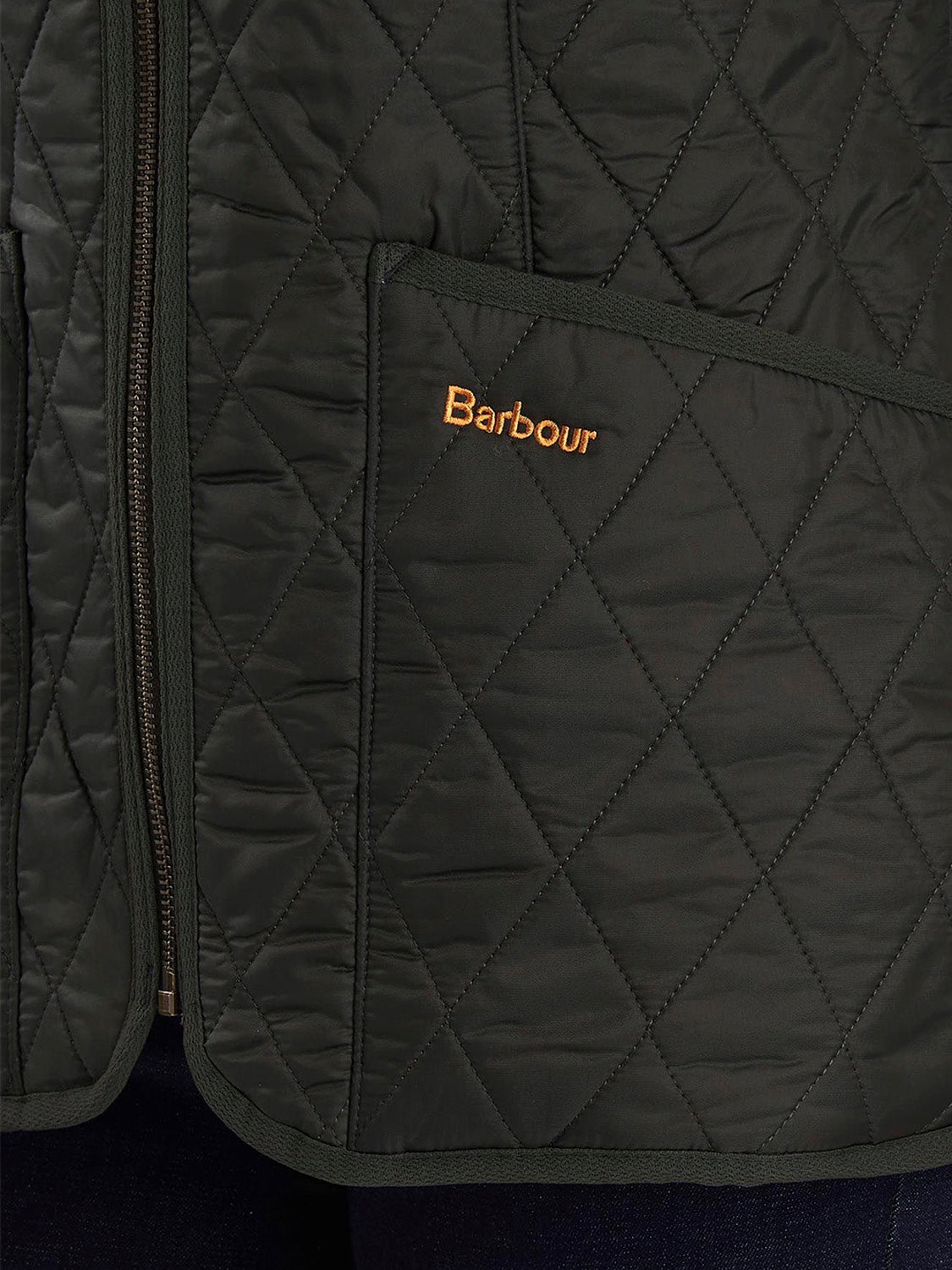 Barbour Gilet Imbottito Donna Fleece Betty Olive