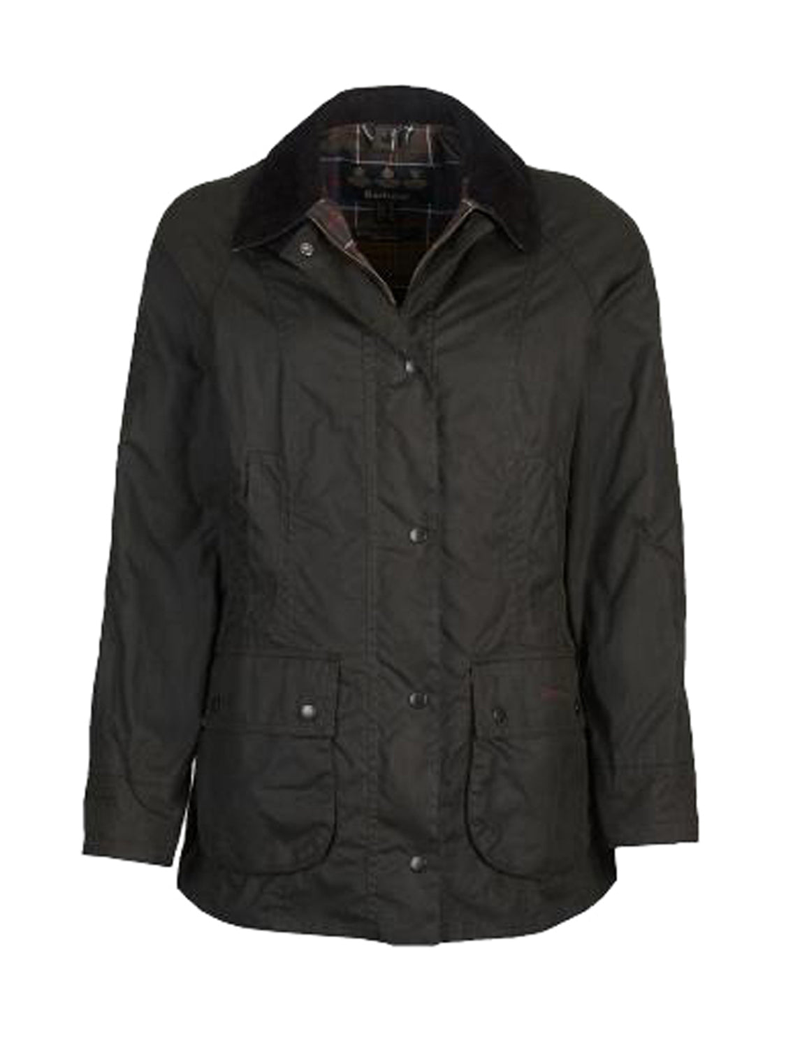 Barbour Giacca Cerata Donna Classic Beadnell Olive