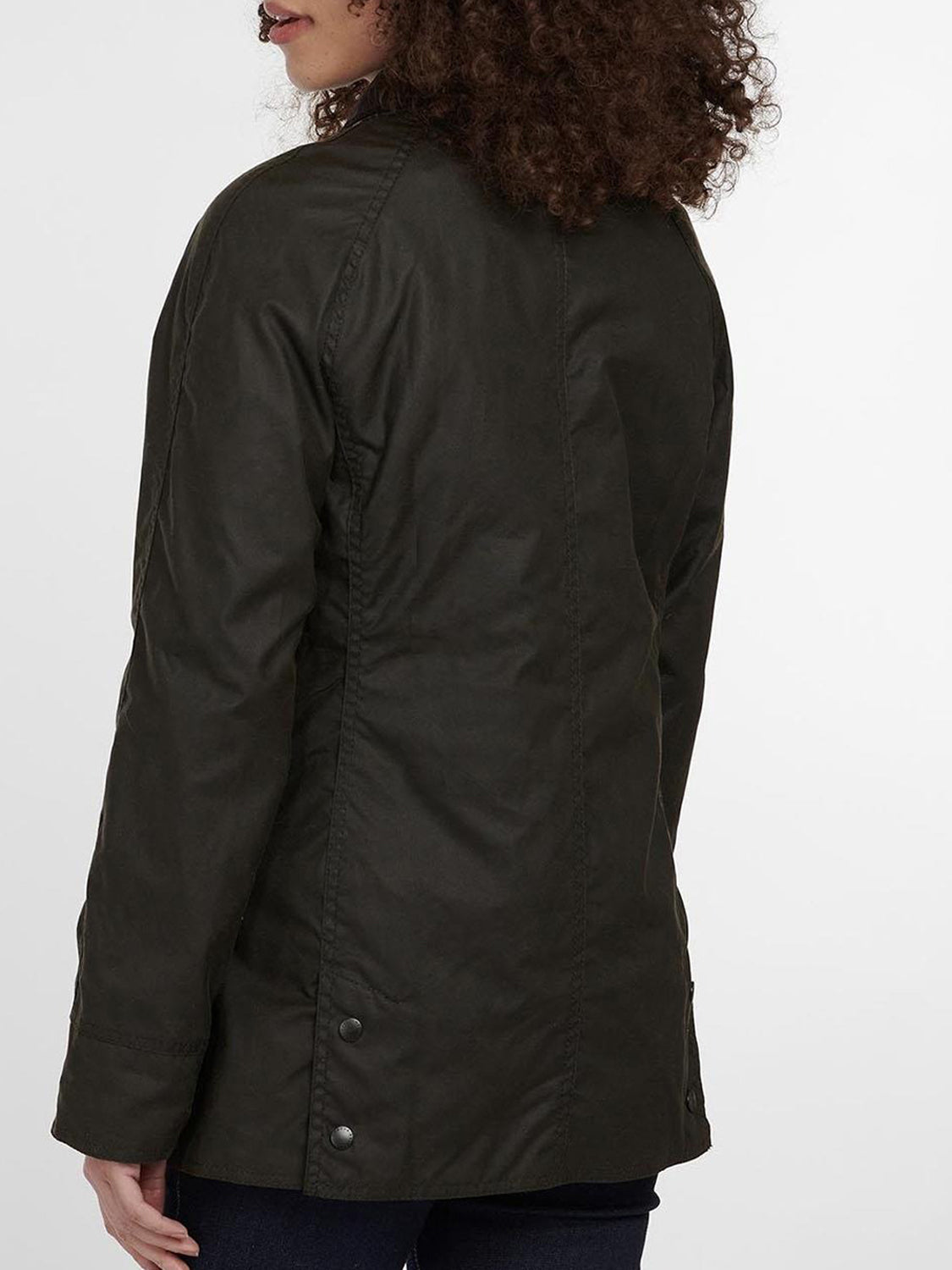 Barbour Giacca Cerata Donna Classic Beadnell Olive