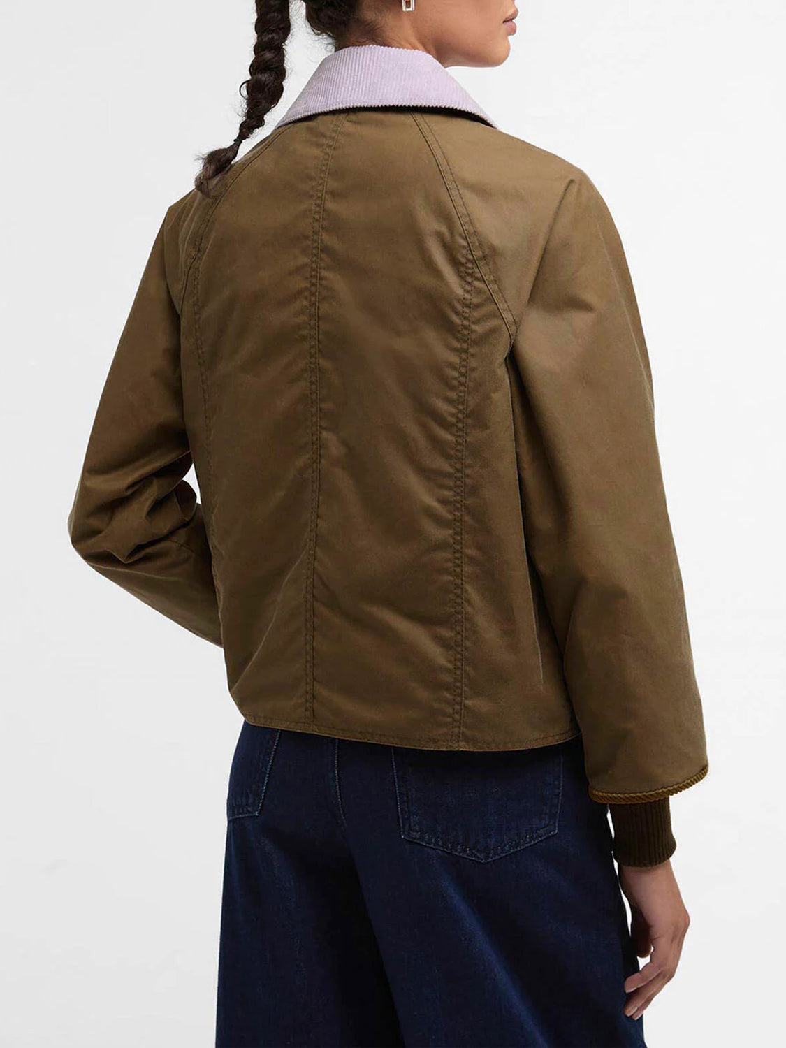 Barbour Giacca Leggera Donna Cropped Beadnell Sage
