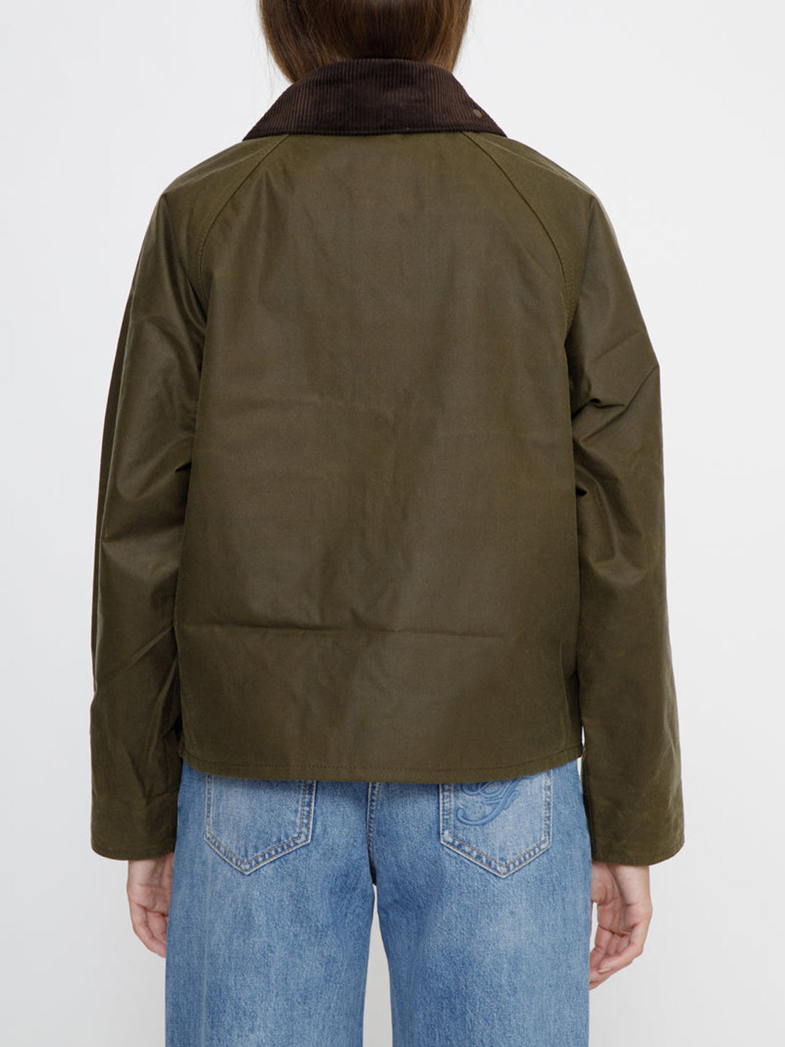 Barbour Giacca Cerata Donna Womens Spey Olive
